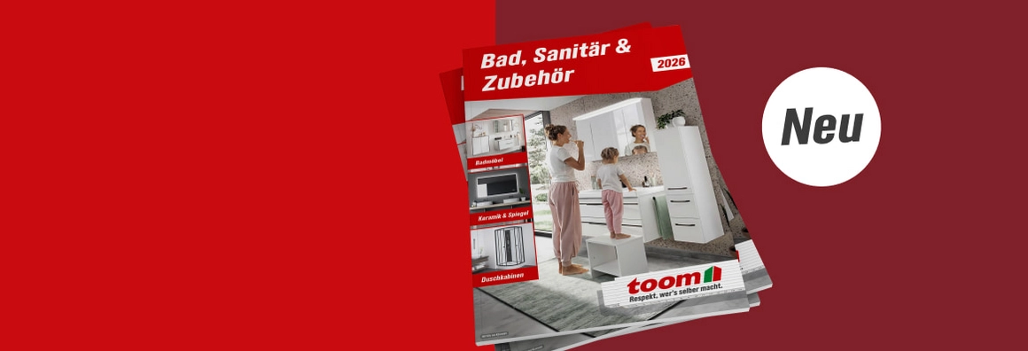 Der neue Katalog 2026 für Bad, Sanitär und Zubehör.